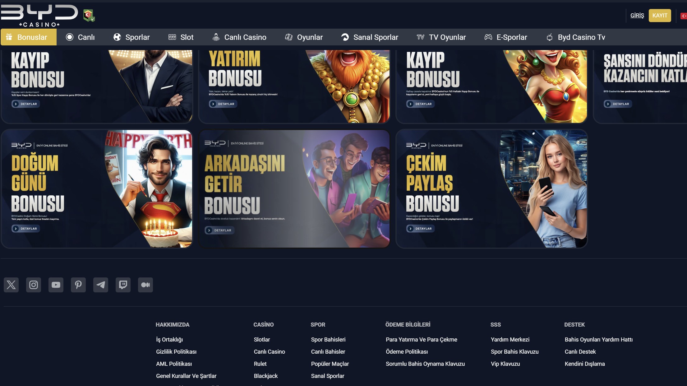 bydcasino bahis kuralları