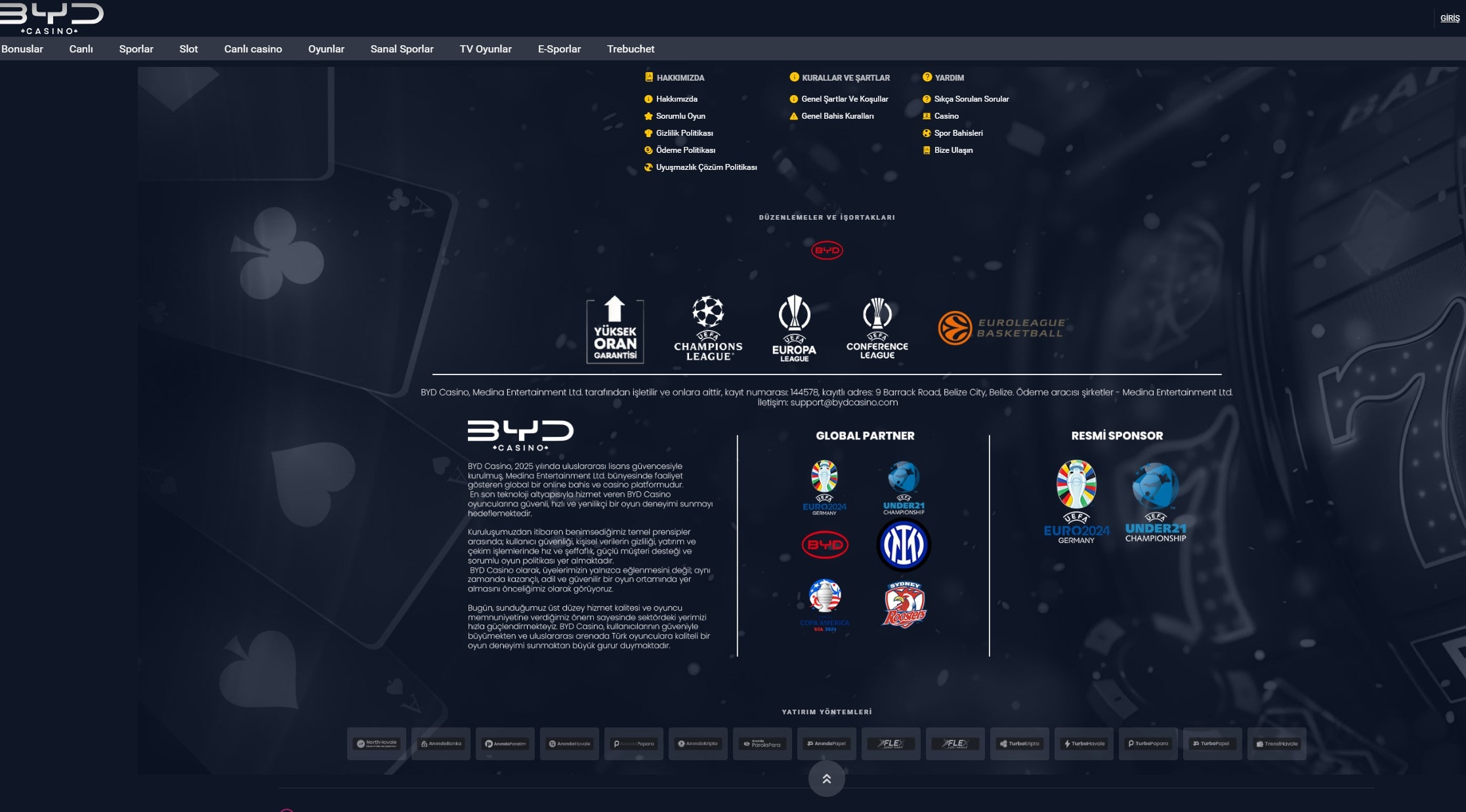 bydcasino bahis rehberi